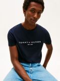 Blue TOMMY HILFIGER LOGO T-SHIRT  Men