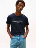 Blue TOMMY HILFIGER LOGO T-SHIRT  Men