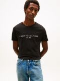 Black TOMMY HILFIGER LOGO T-SHIRT  Men