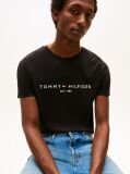 Black TOMMY HILFIGER LOGO T-SHIRT  Men