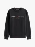 Black Tommy Logo Sweatshirt  Men