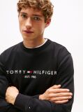 Black Tommy Logo Sweatshirt  Men