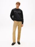 Black Tommy Logo Sweatshirt  Men