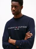 Blue Tommy Logo Sweatshirt  Men