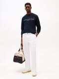 Blue Tommy Logo Sweatshirt  Men
