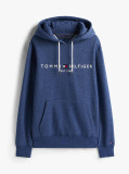 Blue Tommy Logo Hoody  Men