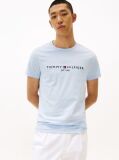 Blue Logo Slim Fit Jersey T-Shirt  Men