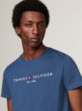 Blue Logo Slim Fit Jersey T-Shirt  Men