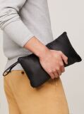 Black PACKAGING QUILTED VEST FROM RECYCLED MATERIALS  Men