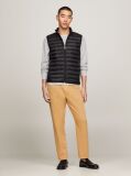 Black PACKAGING QUILTED VEST FROM RECYCLED MATERIALS  Men