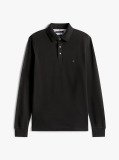 Black 1985 Collection Slim Fit Long Sleeve Polo  Men