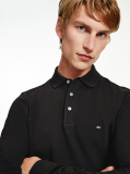 Black 1985 Collection Slim Fit Long Sleeve Polo  Men