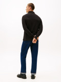 Black 1985 Collection Slim Fit Long Sleeve Polo  Men