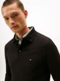 Black 1985 Collection Slim Fit Long Sleeve Polo  Men