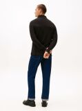 Black 1985 Collection Slim Fit Long Sleeve Polo  Men