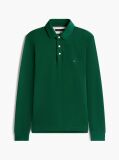 Green 1985 Collection Slim Fit Long Sleeve Polo  Men