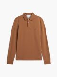 Brown 1985 Collection Regular Fit Long Sleeve Polo  Men