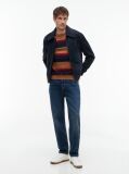 Multi Cotton Cashmere Crew Neck Jumper  Men