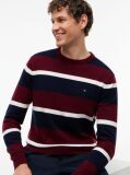 Red Cotton Cashmere Crew Neck Jumper  Men