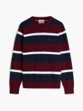 Red Cotton Cashmere Crew Neck Jumper  Men