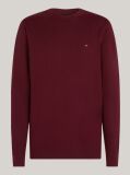 Red Cotton Cashmere Crew Neck Jumper  Men