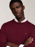 Red Cotton Cashmere Crew Neck Jumper  Men