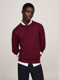 Red Cotton Cashmere Crew Neck Jumper  Men