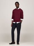 Red Cotton Cashmere Crew Neck Jumper  Men