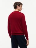 Red Cotton Cashmere Crew Neck Jumper  Men