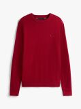 Red Cotton Cashmere Crew Neck Jumper  Men