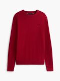 Red Cotton Cashmere Crew Neck Jumper  Men