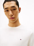 Beige Cotton Cashmere Crew Neck Jumper  Men