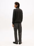 Grey Cotton Cashmere Roll Neck Jumper  Men