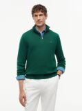 Green Zip-Neck Jumper  Men