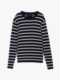 Multi Cable Knit Crew Neck Jumper  Men