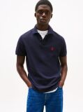 Blue TH Monogram Polo Shirt  Men