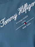 Blue SCRIPT LOGO CREW NECK T-SHIRT  Men
