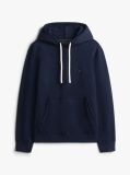 Blue Drawstring Fleece Hoody  Men