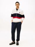 Blue Cuffed Leg Fleece Joggers  Men