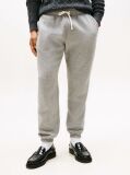 Grey Cuffed Leg Fleece Joggers  Men