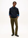 Blue Fleece Crew Neck Sweatshirt  Men