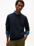 Blue Fleece Crew Neck Sweatshirt  Men