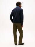 Blue Fleece Crew Neck Sweatshirt  Men