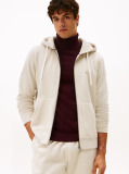 Beige Fleece Zip-Thru Hoody  Men