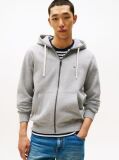Grey Fleece Zip-Thru Hoody  Men
