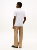 White Flag Embroidery Crew Neck T-Shirt  Men