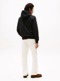 Black Logo Drawstring Hoody  Men
