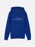 Blue Snap-Button Logo Hoody  Men