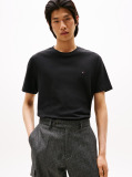 Black Interlock Knit T-Shirt  Men