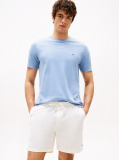 Blue Interlock Knit T-Shirt  Men
